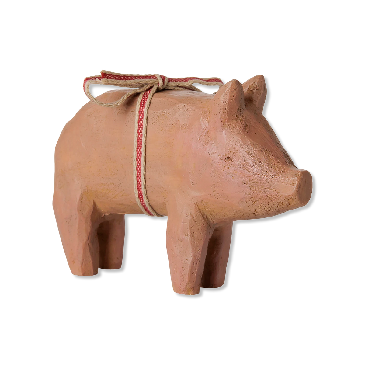 Gris med bånd, medium Kerstdecoratie