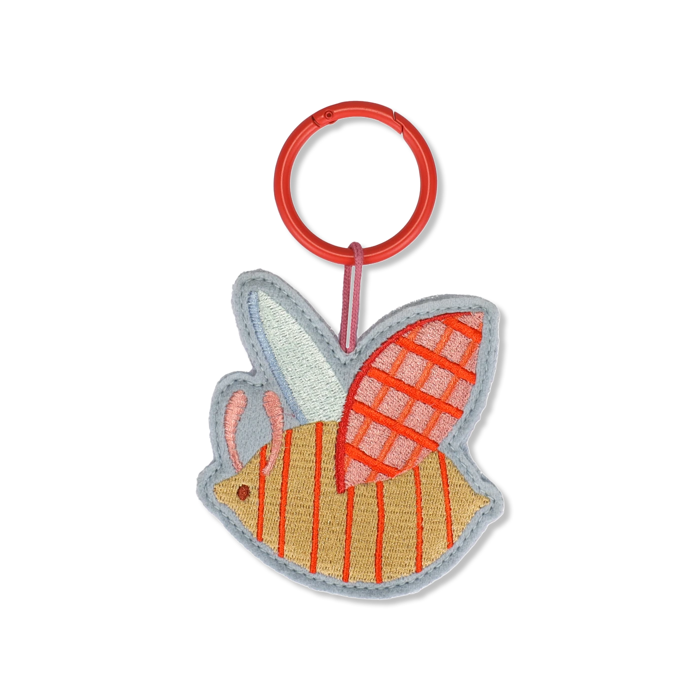 Embroidered keychain Taske