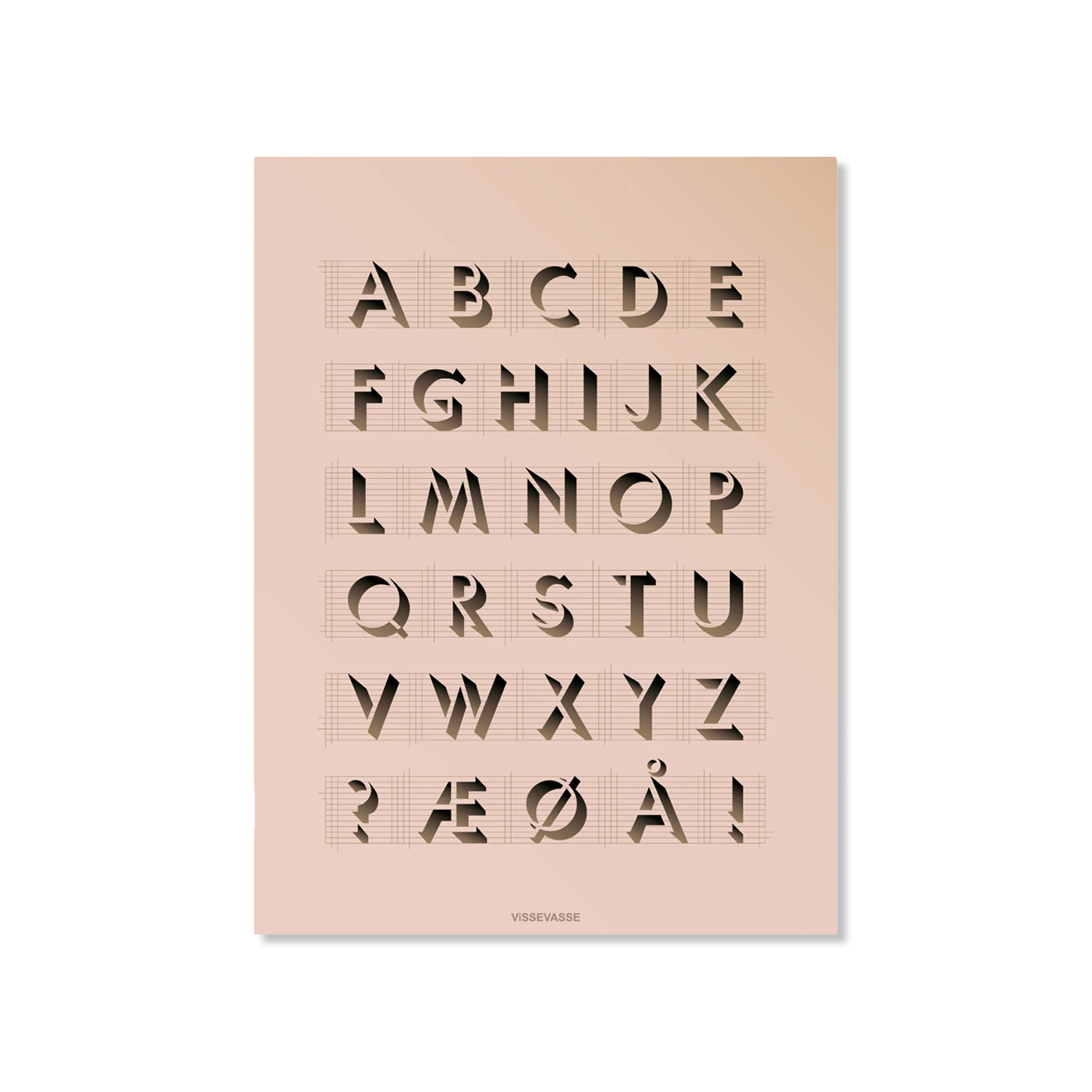 Abc rose Plakat