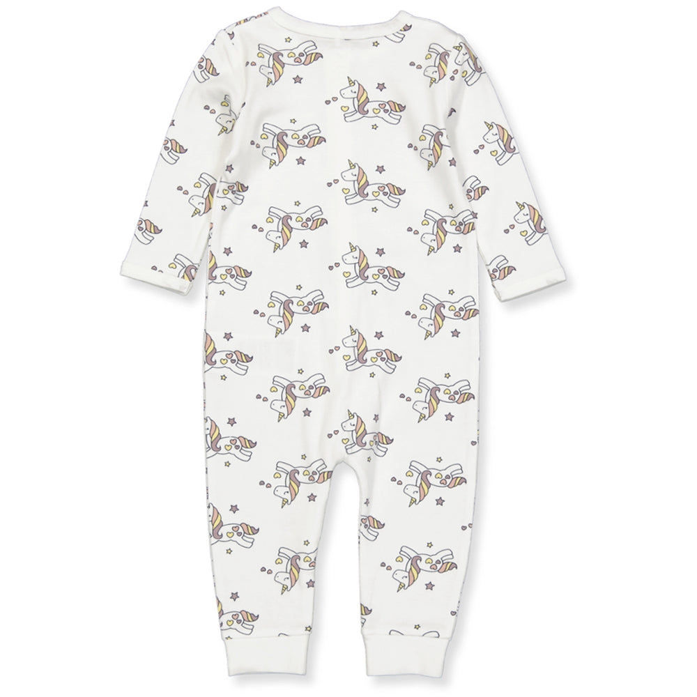 NBFNIGHTSUIT ZIP UNICORN piżama