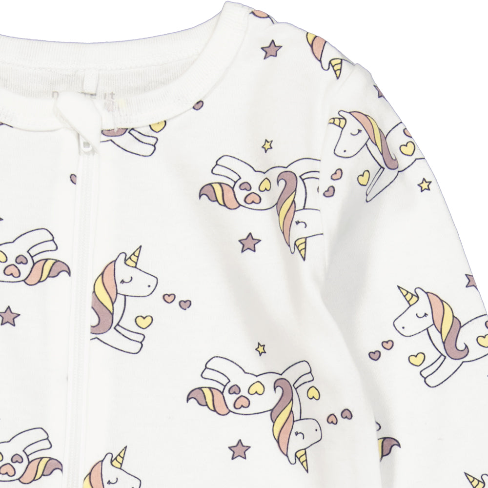 NBFNIGHTSUIT ZIP UNICORN piżama