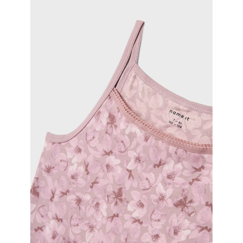 Nkfstrap flower Undertrøje