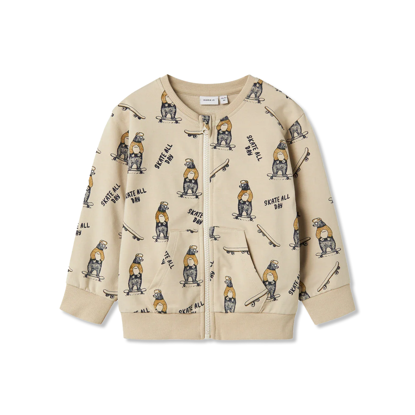 Nmmlogan sweter rozsuwany