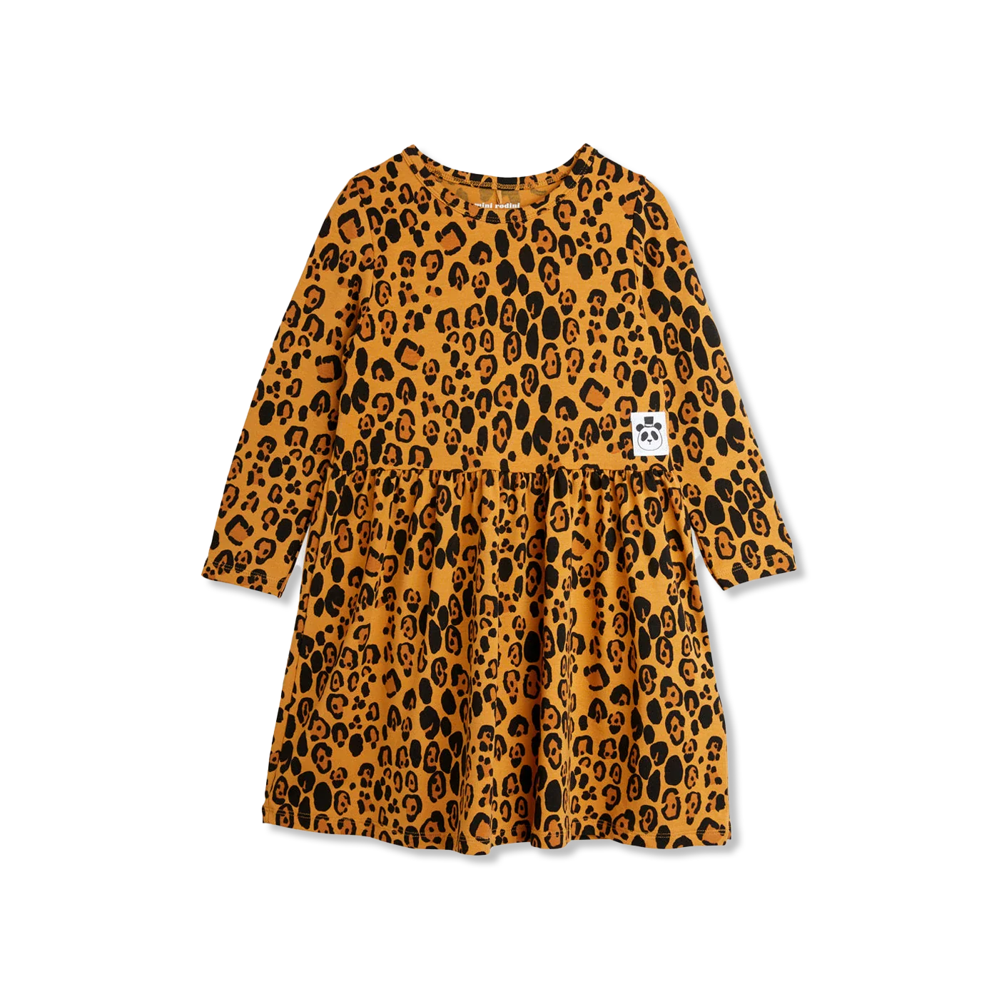 Basic leopard kleid