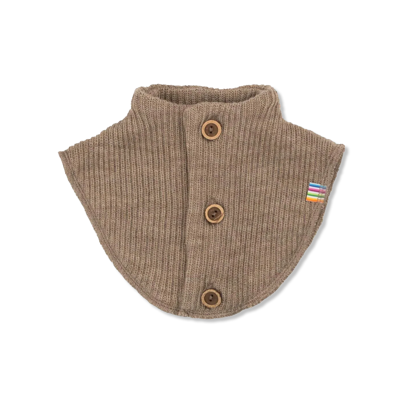 Halsedisse i merinould - beige melange