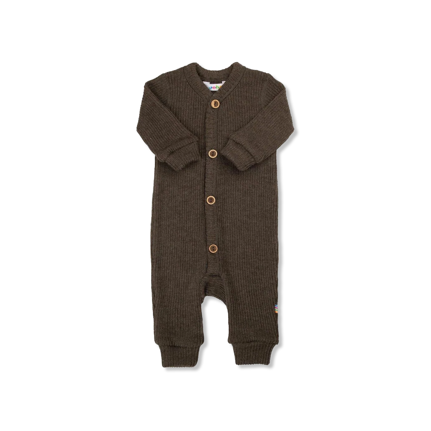 Heldragt i merinould - Brown Melange