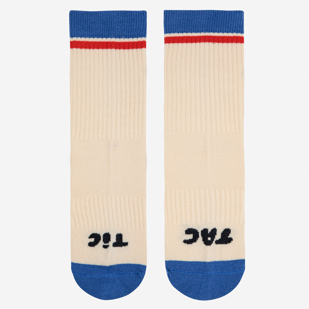 Tic Tac Toe color block socks