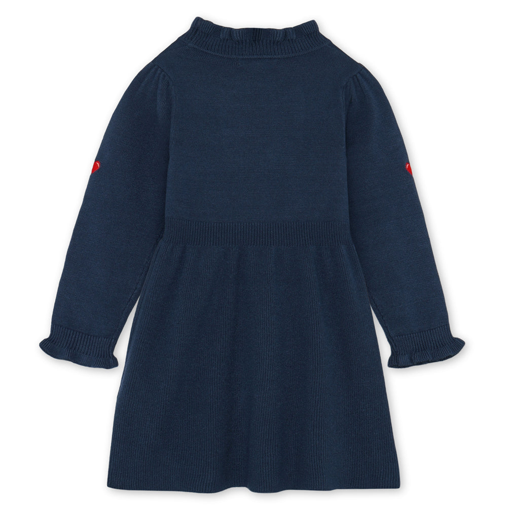 BENNA kjole i navy strik