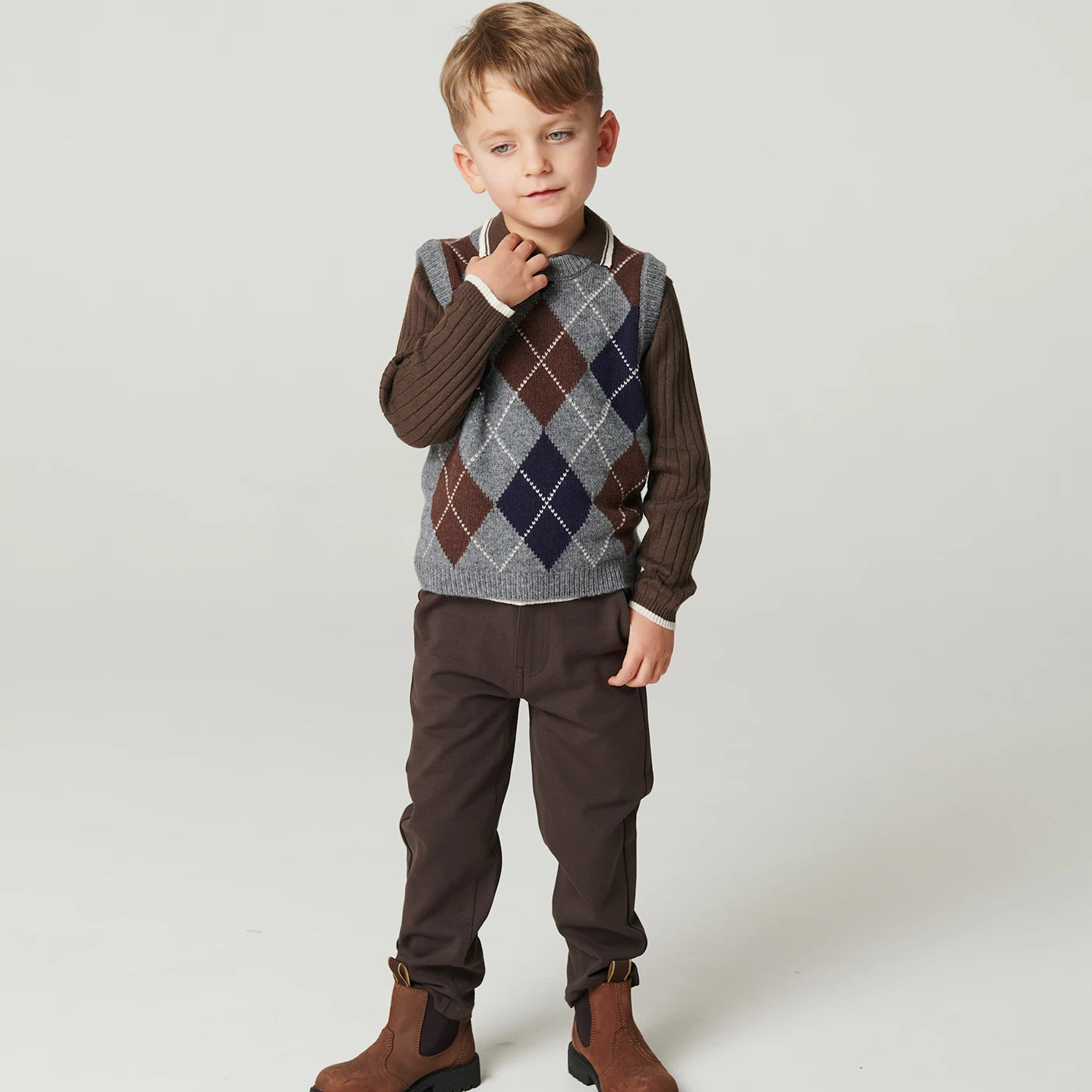 Argyle Vest