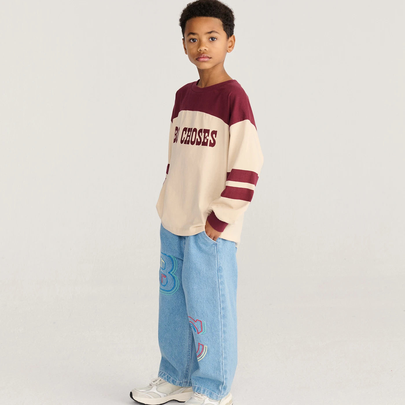 Embossed denim Jeans