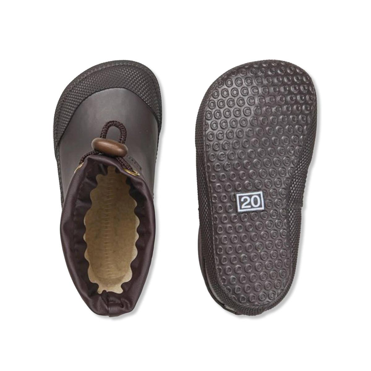 Malik dark brown Gummistøvler