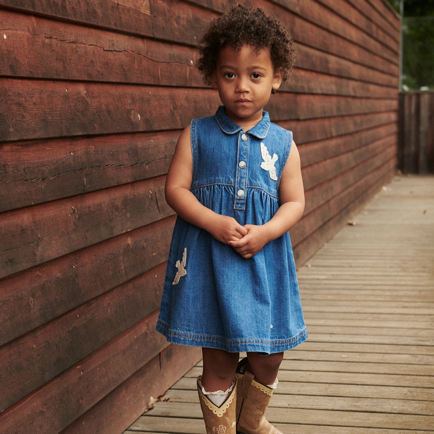DENIM DRESS kjole
