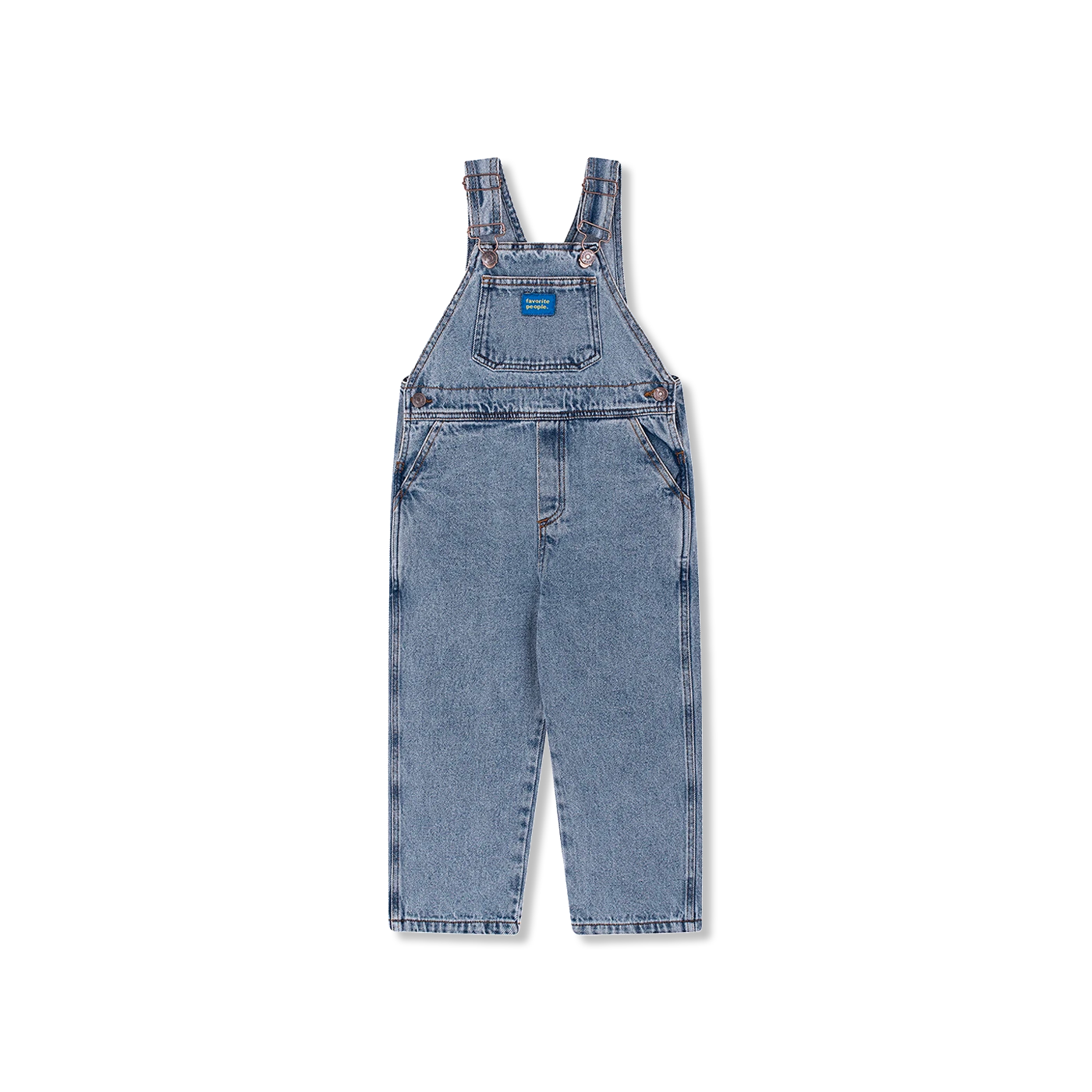 Denim overalls broek