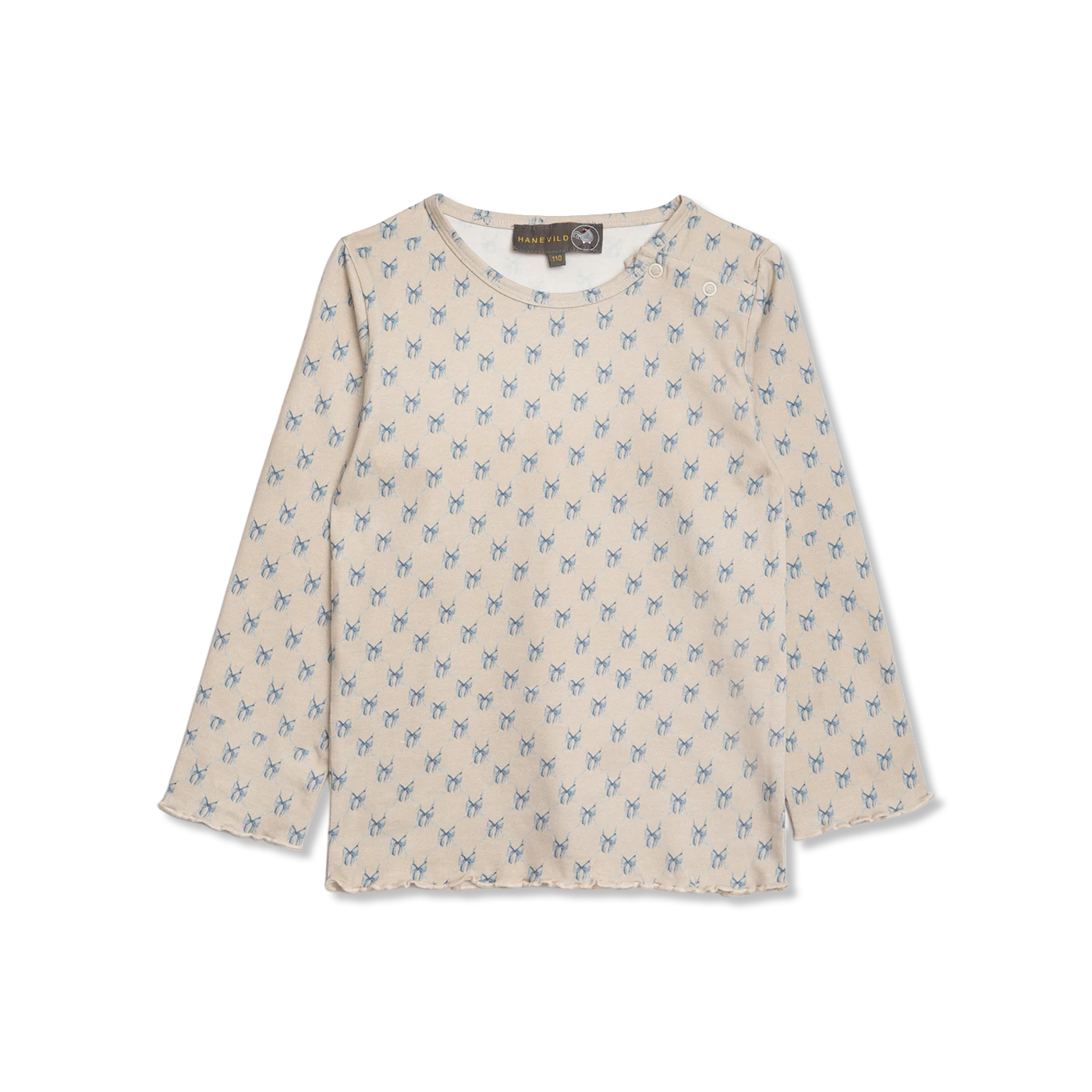 Bow t-shirt lange mouw