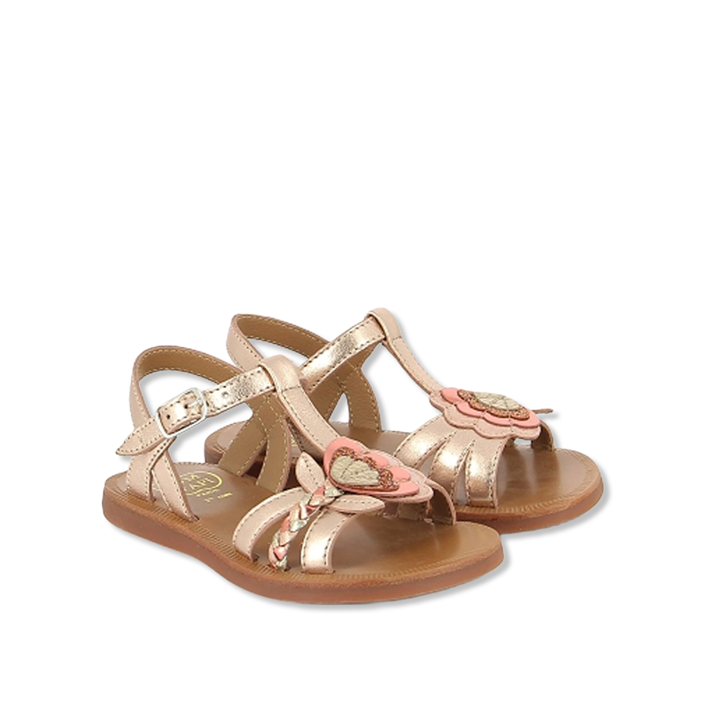 Plagette alto Åben sandal