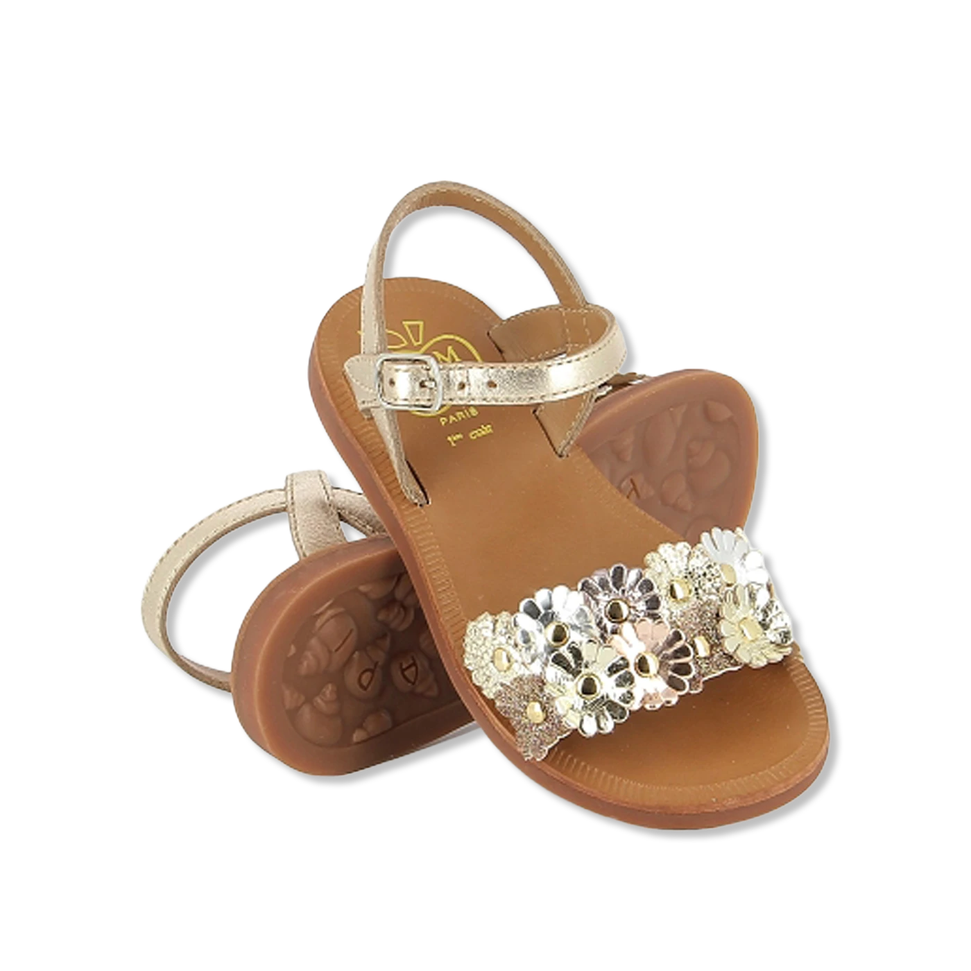 Plagette multi flo Åbne sandaler