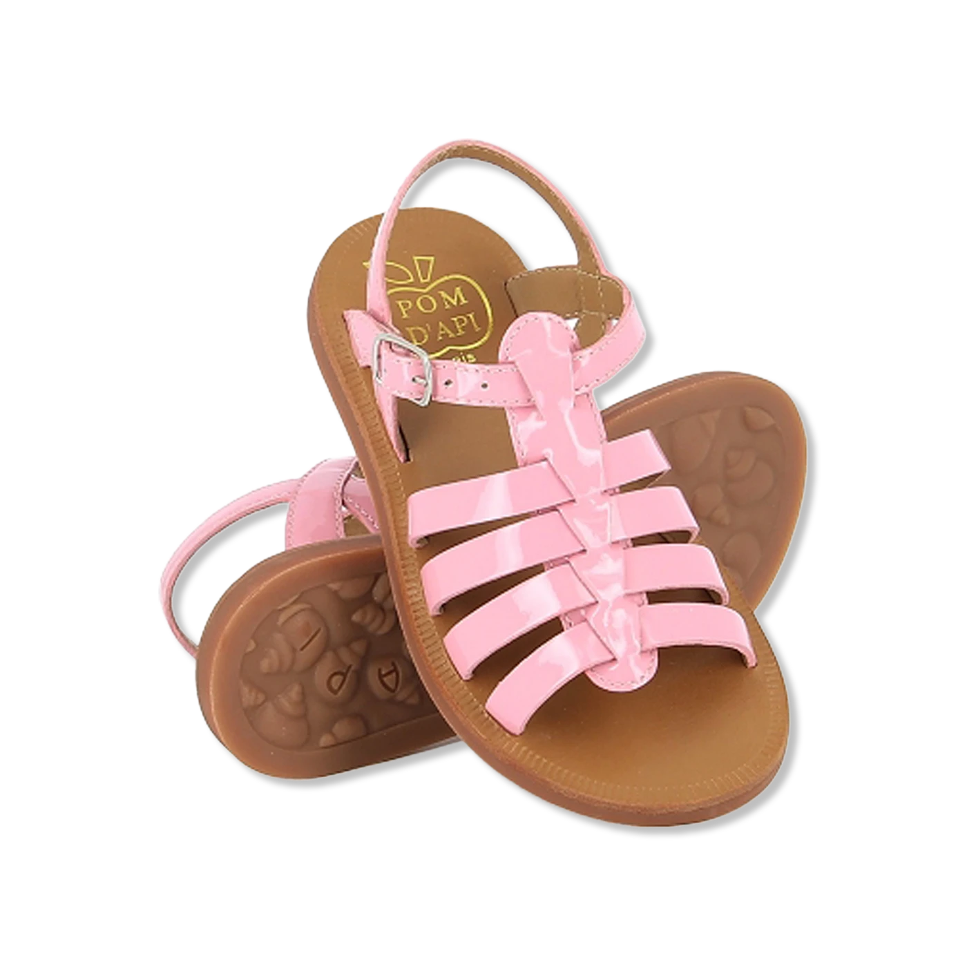Plagette strap Åbne sandaler