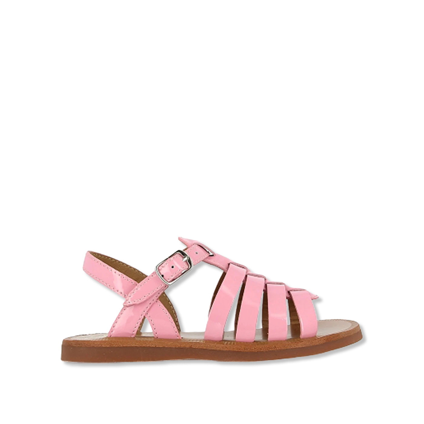 Plagette strap Åbne sandaler