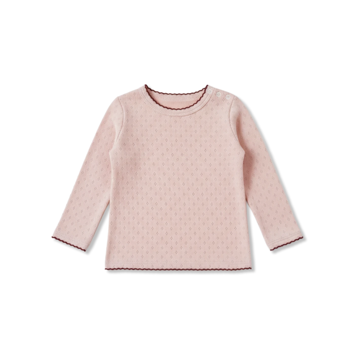 Pointelle Bluse