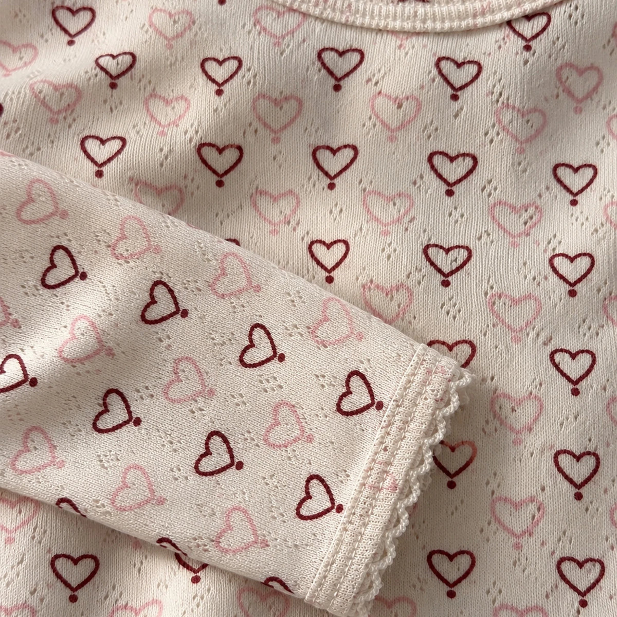 Pointelle Bluse
