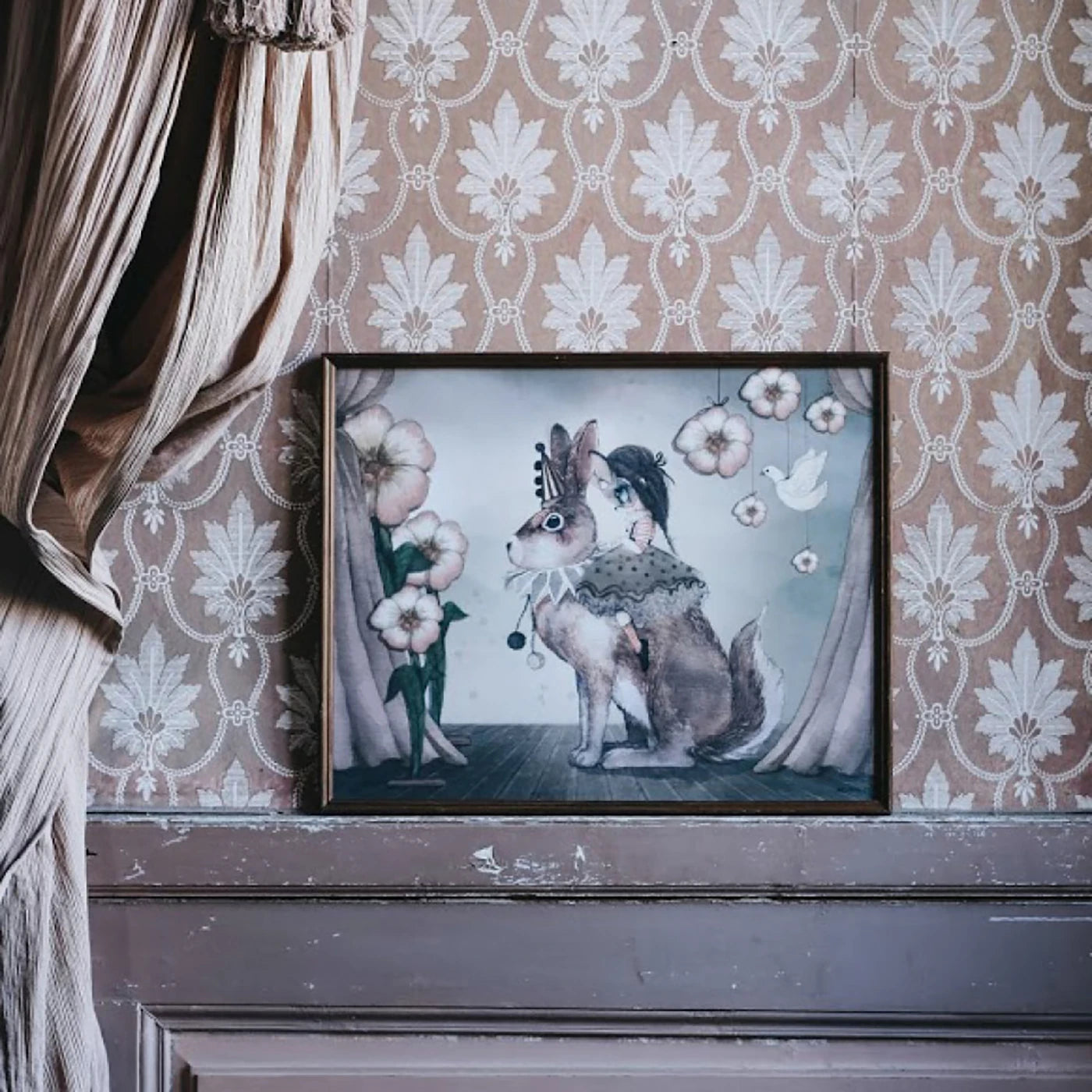 MISS POPPY wanddekoration