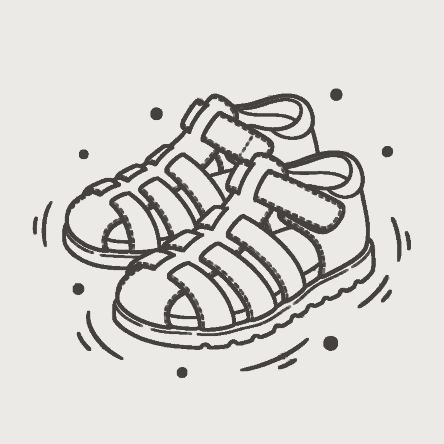 Lukkede sandaler