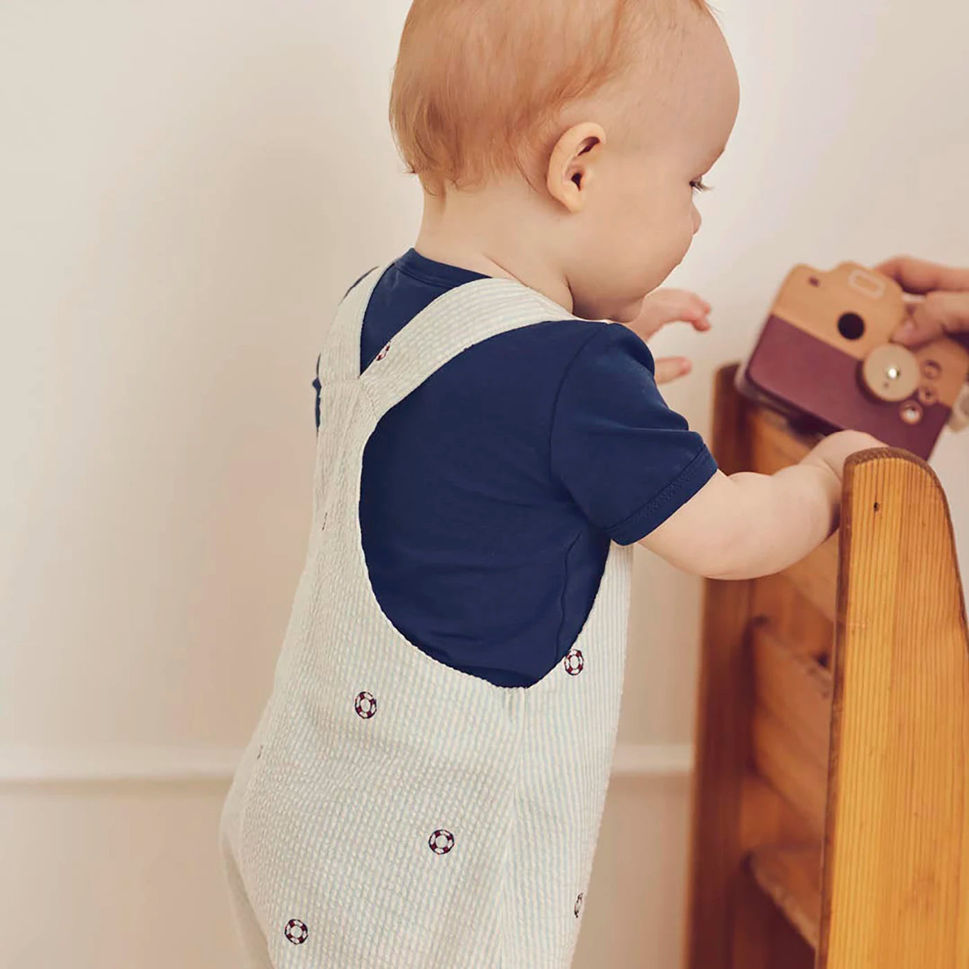 Seersucker Overalls