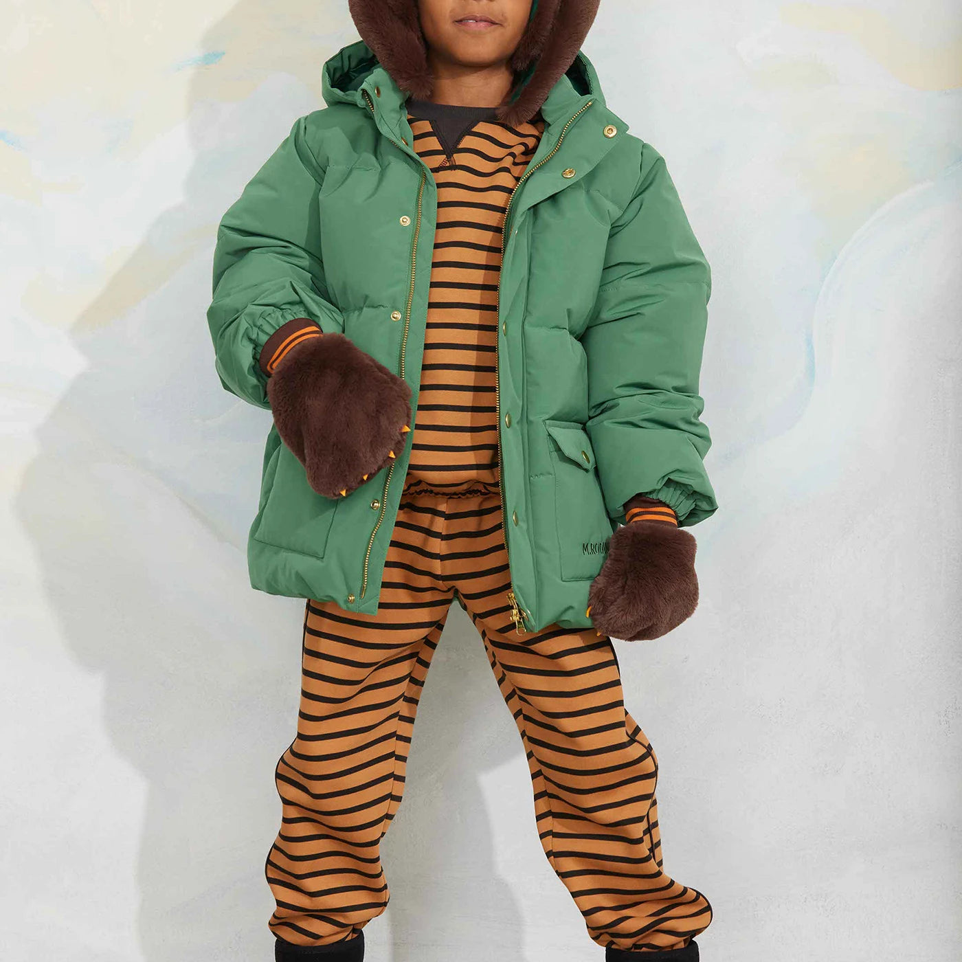 Solid heavy puffer Vinterjakke