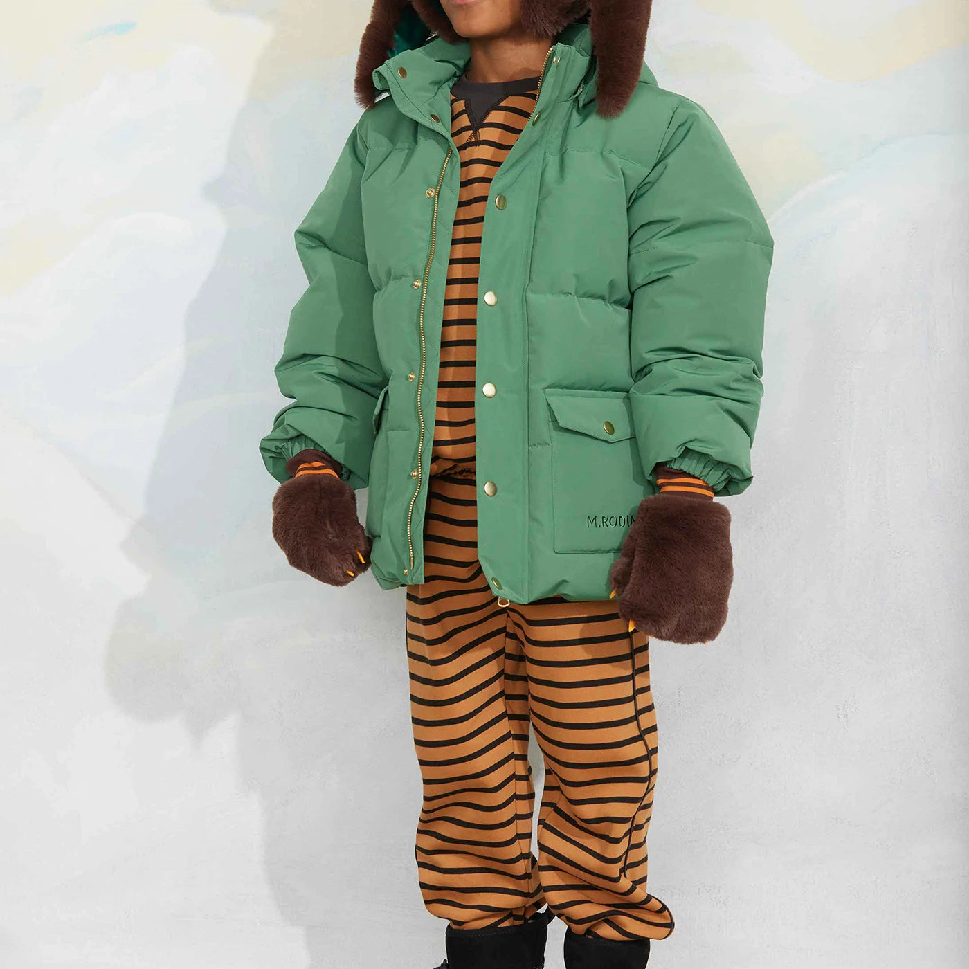 Solid heavy puffer Vinterjakke