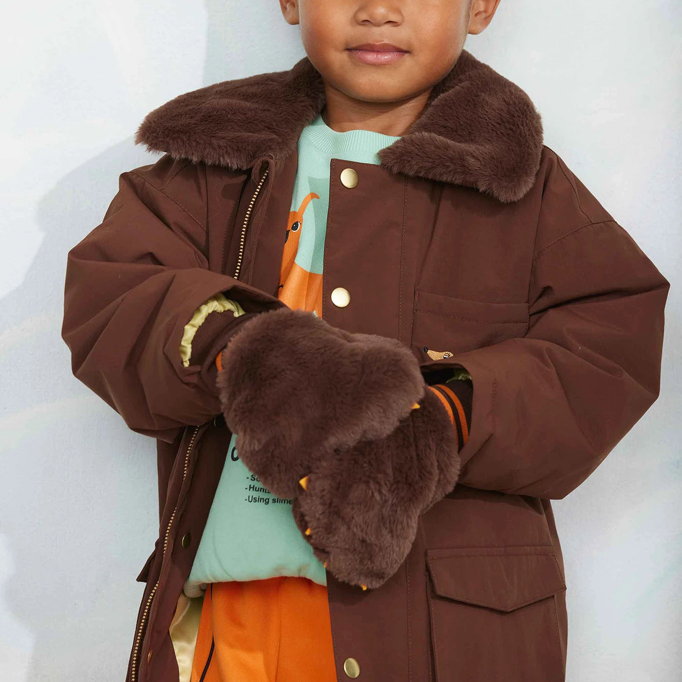 Padded nylon parka Vinterjakke