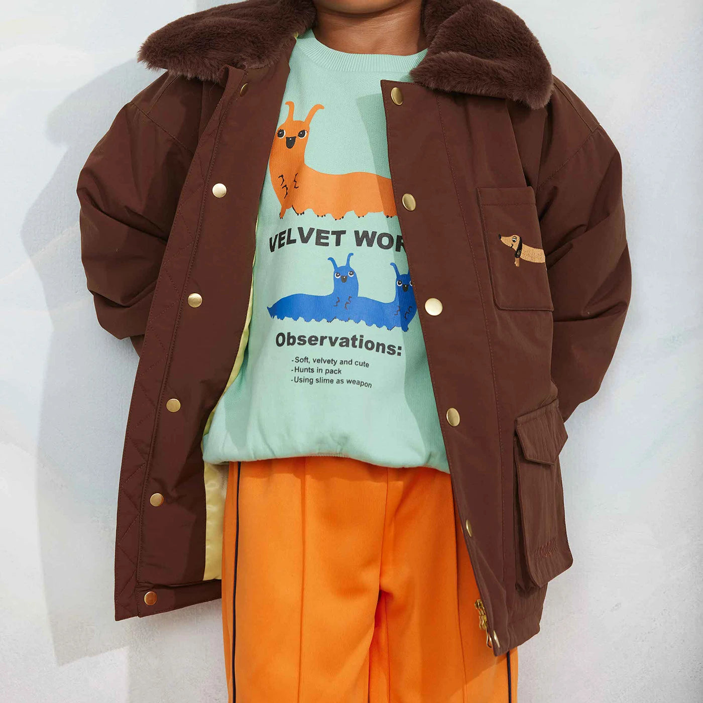 Padded nylon parka Vinterjakke