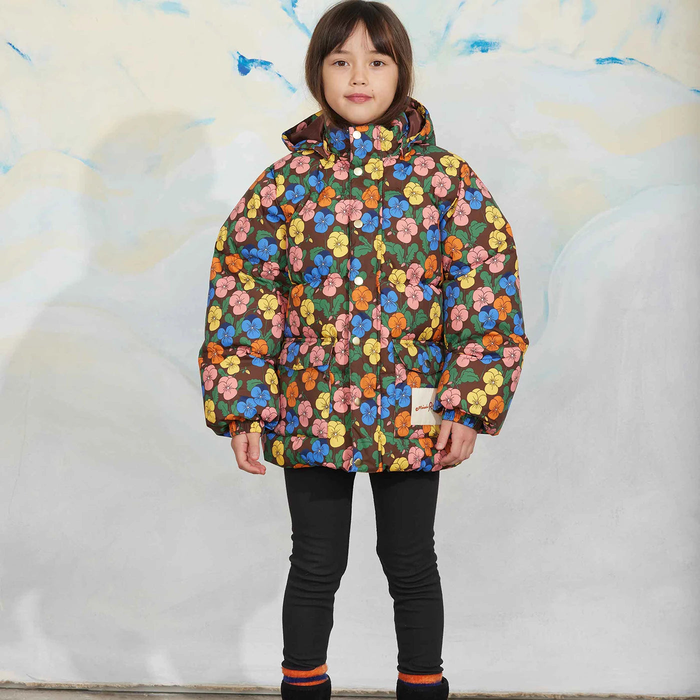 Violas aop heavy puffer Vinterjakke