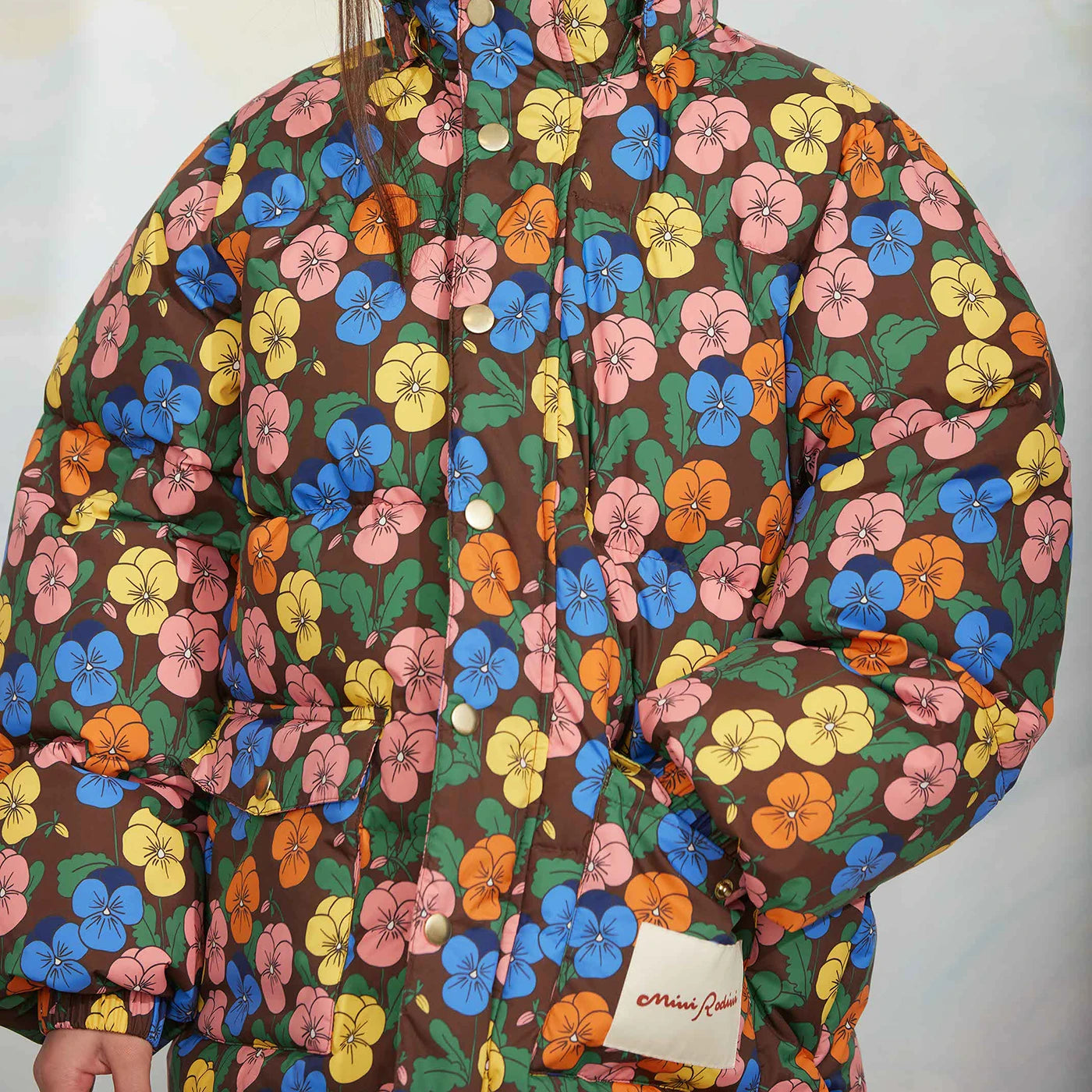 Violas aop heavy puffer Vinterjakke