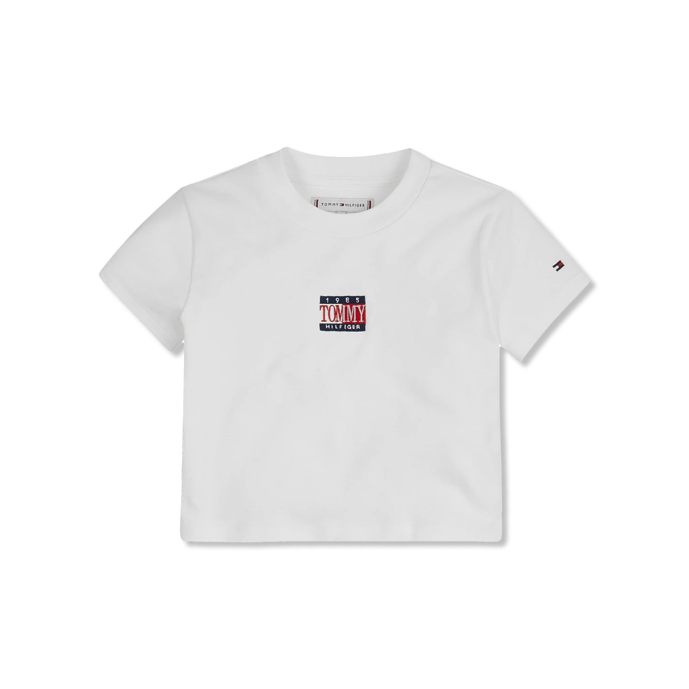 RIB CROP TOP S/S t-shirt
