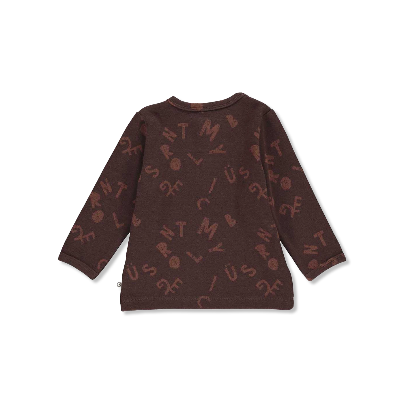 Letter t-shirt lange mouw