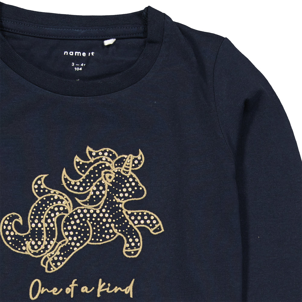 NMFTYLA t-shirt lange mouw