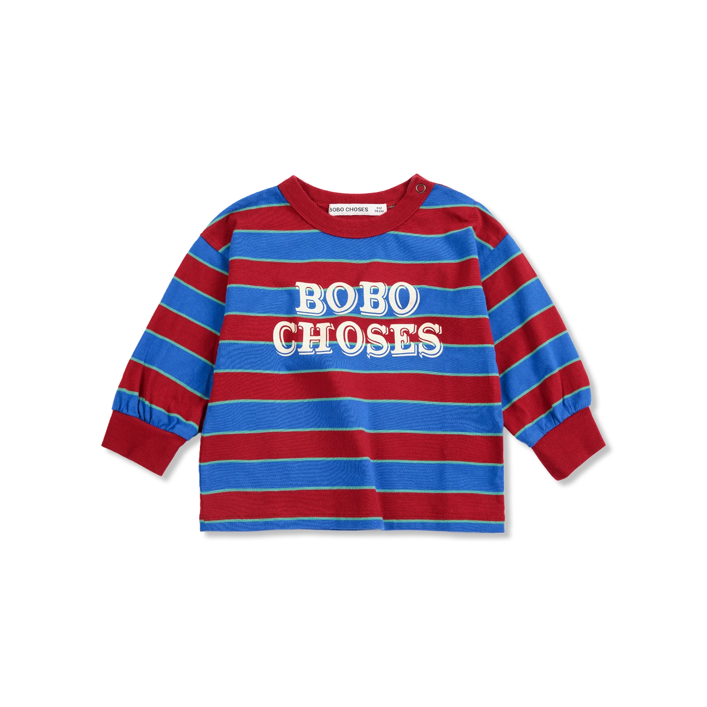Embossed stripe Bluse