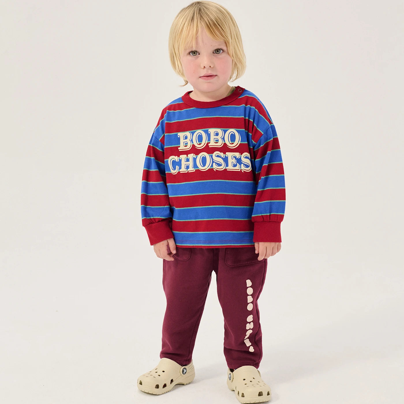 Embossed stripe Bluse