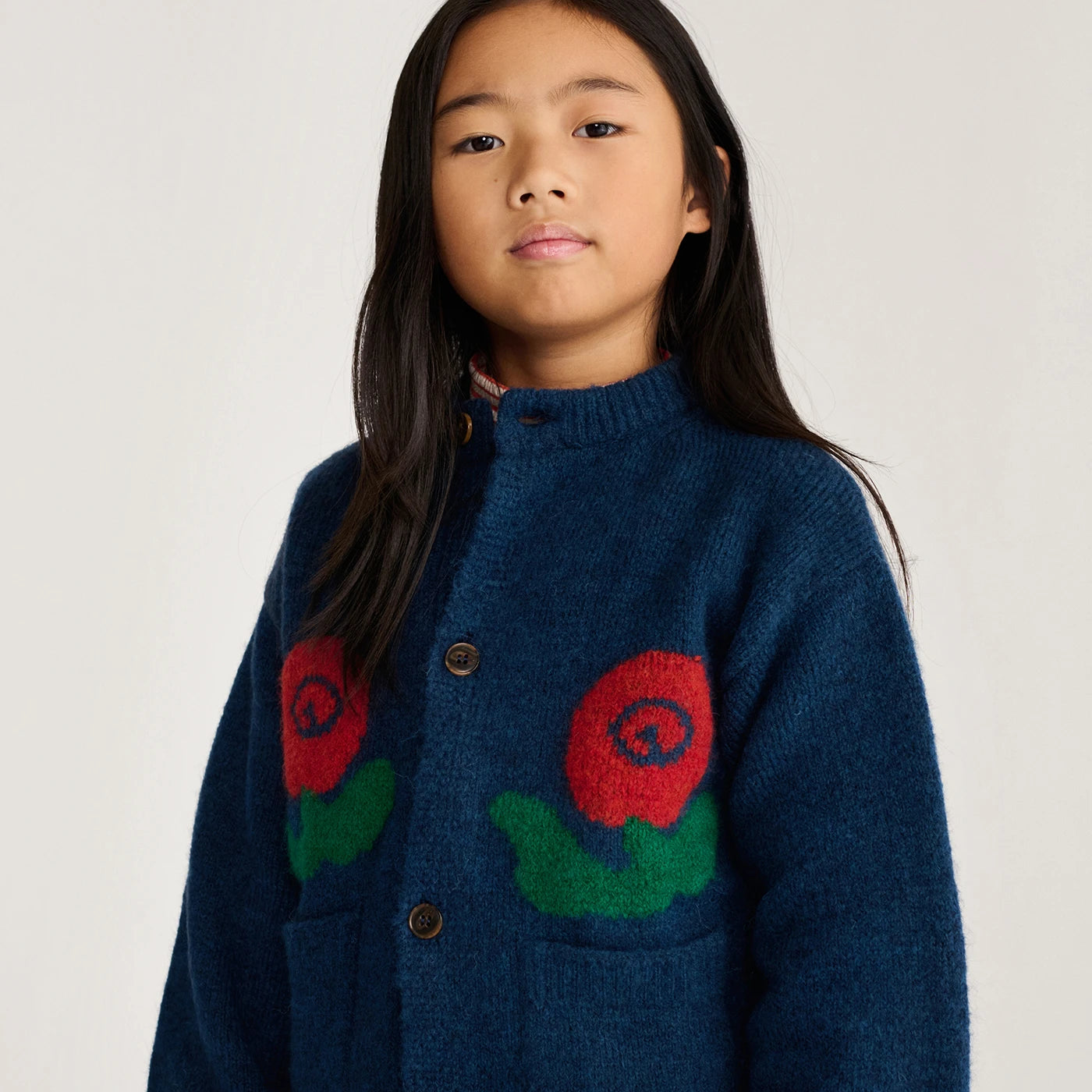 Stamp bloom Cardigan