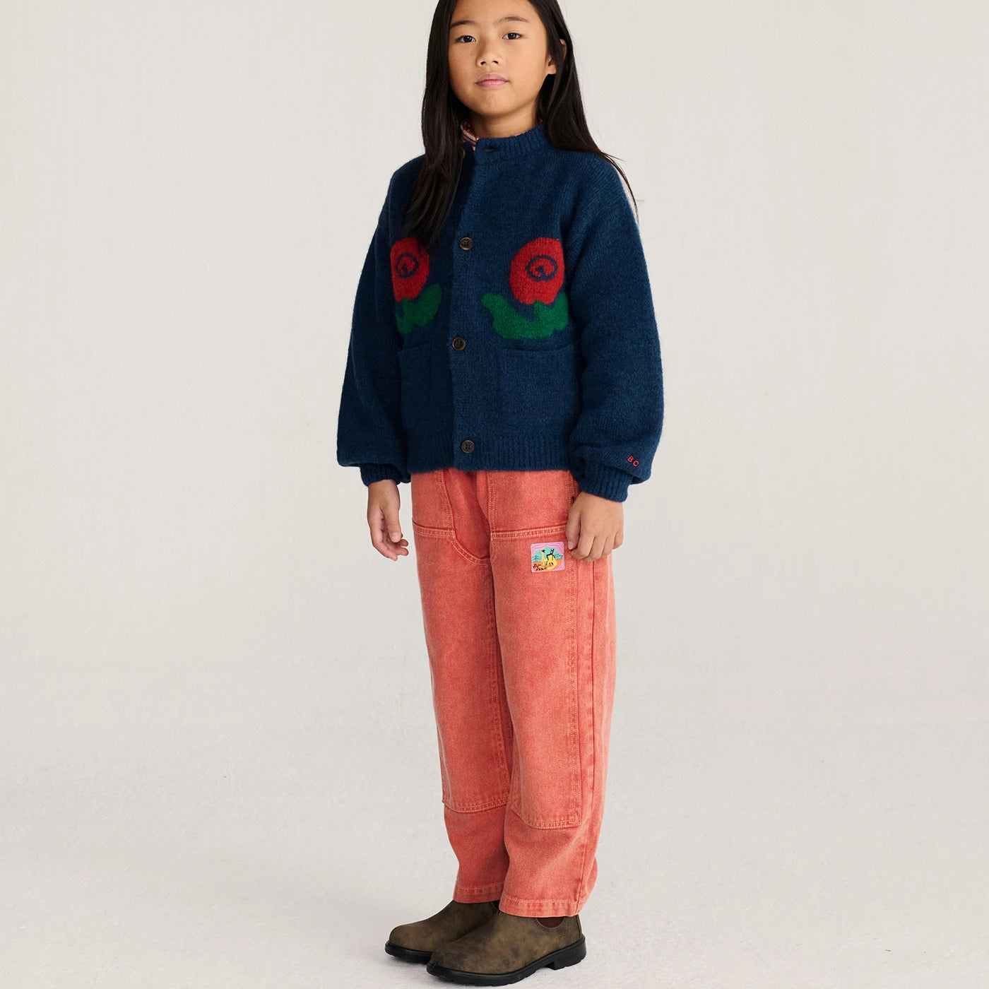 Stamp bloom Cardigan