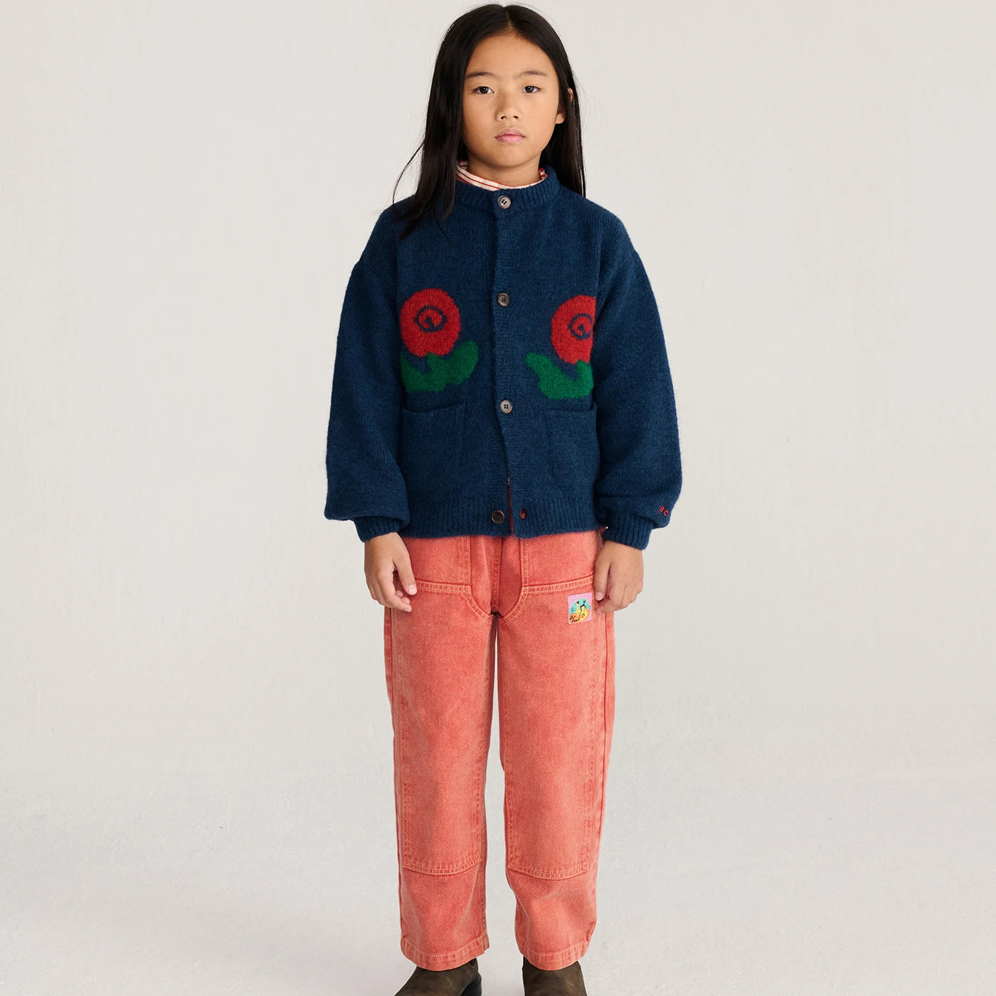 Stamp bloom Cardigan