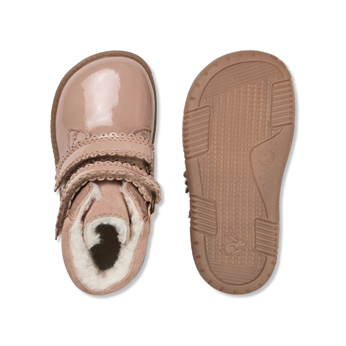 Rabbit scallop dusty rose Vinterstøvler