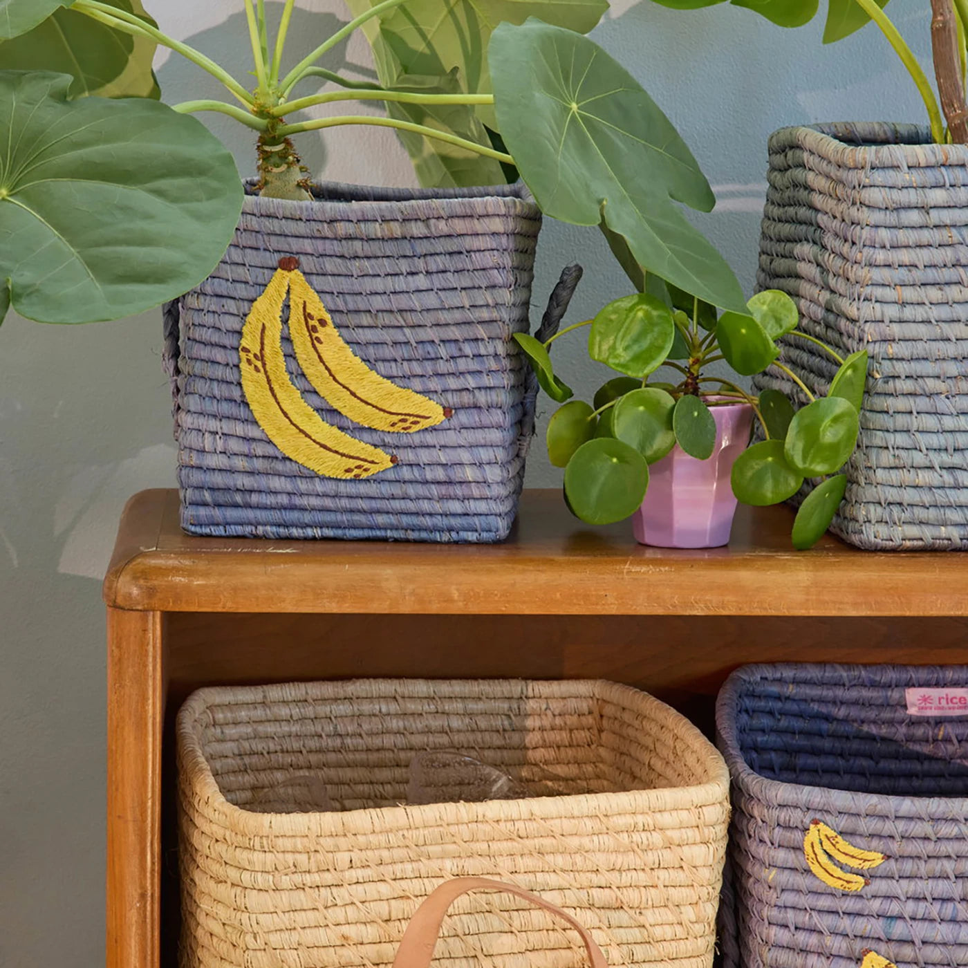Raffia square Opbevaring