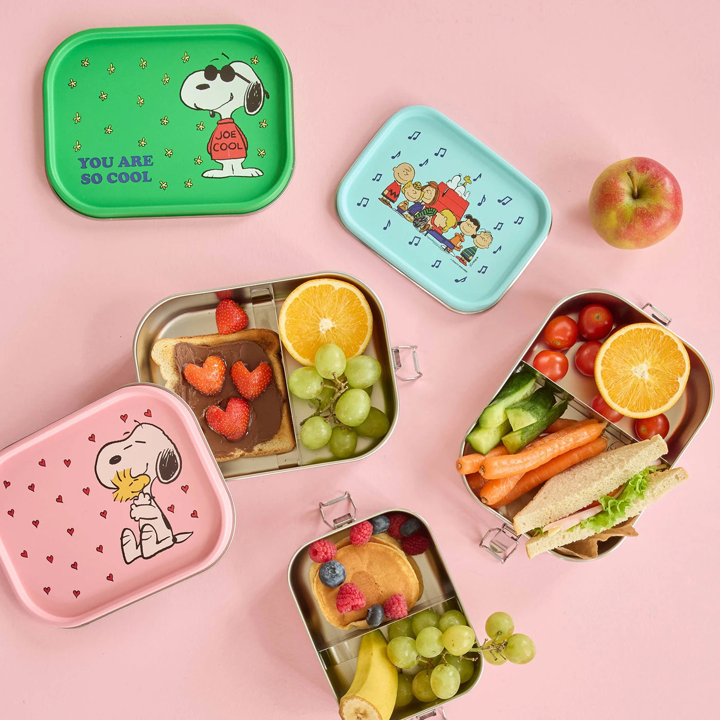 Stainless steel snoopy Madkasse