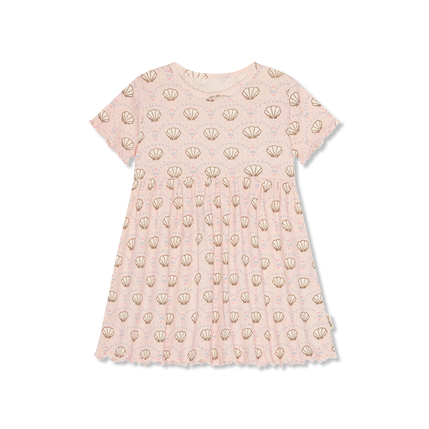 Pointelle bow Kjole