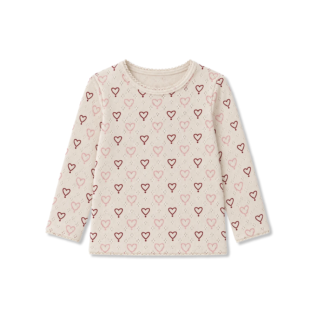 Pointelle Bluse