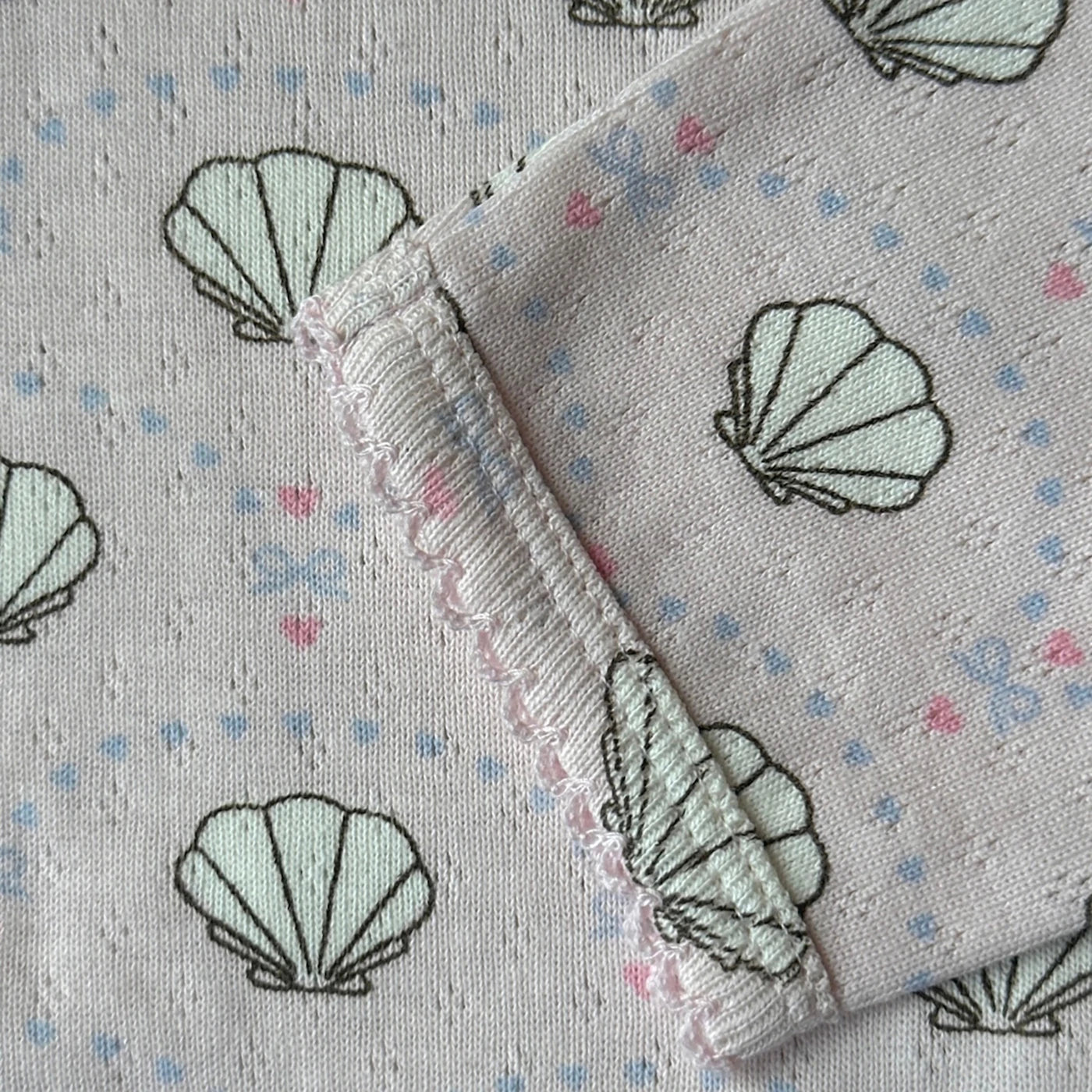 Pointelle bow Leggings