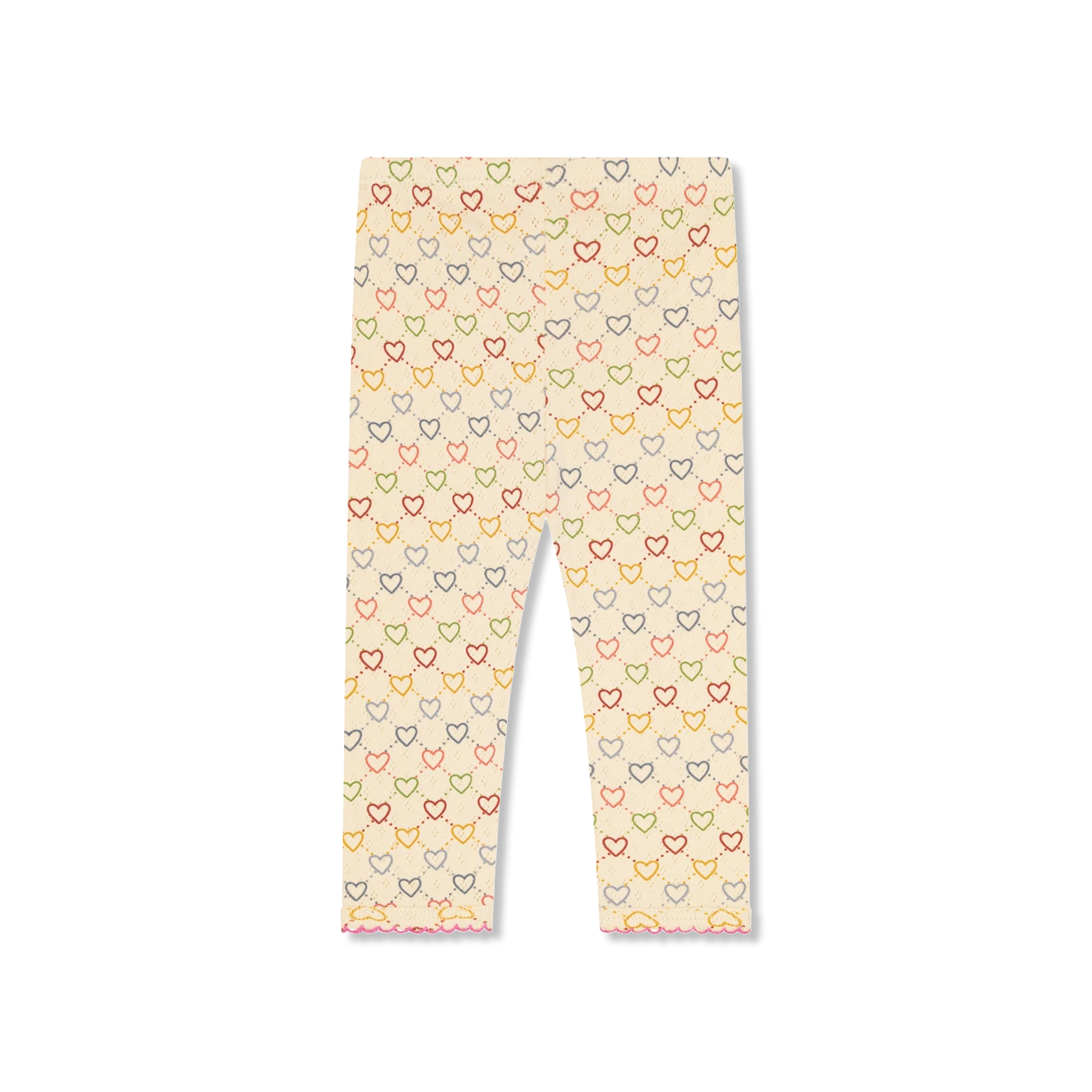 Pointelle hearts Leggings