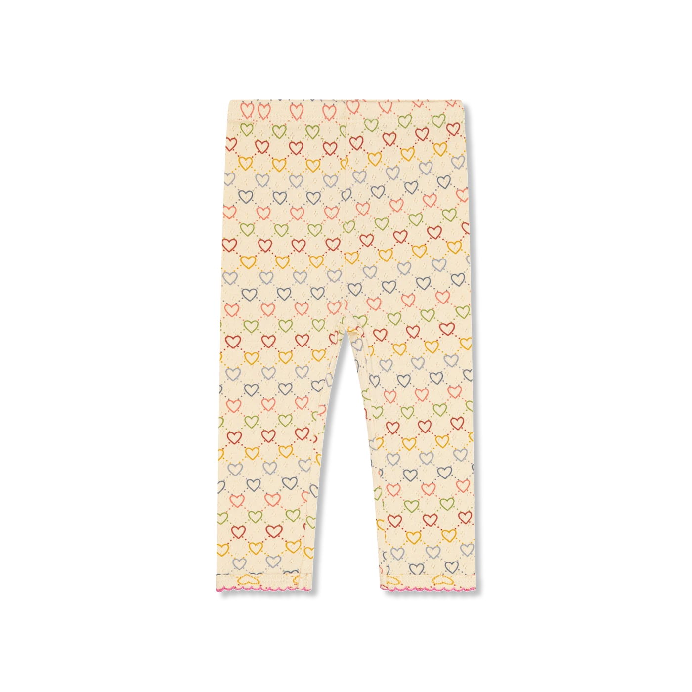 Pointelle hearts Leggings