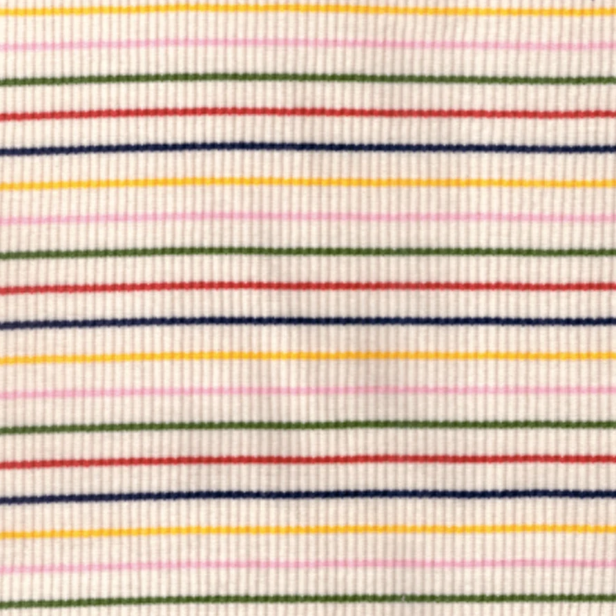 Rib  rainbow Bluse